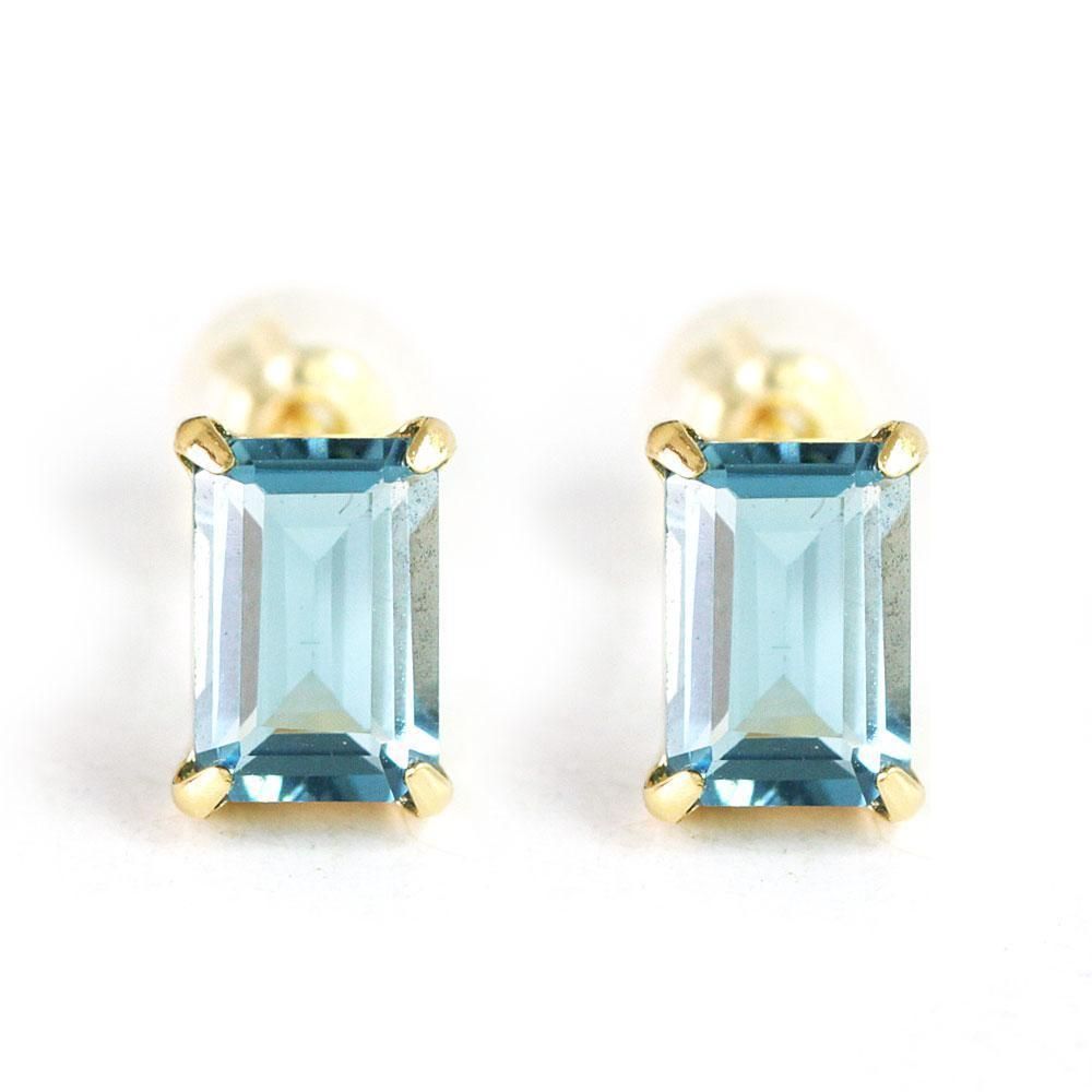 K18YG エメラルド 0,80ct ピアス アクセサリーのプレゼント K18YG エメラルド ピアス 18金