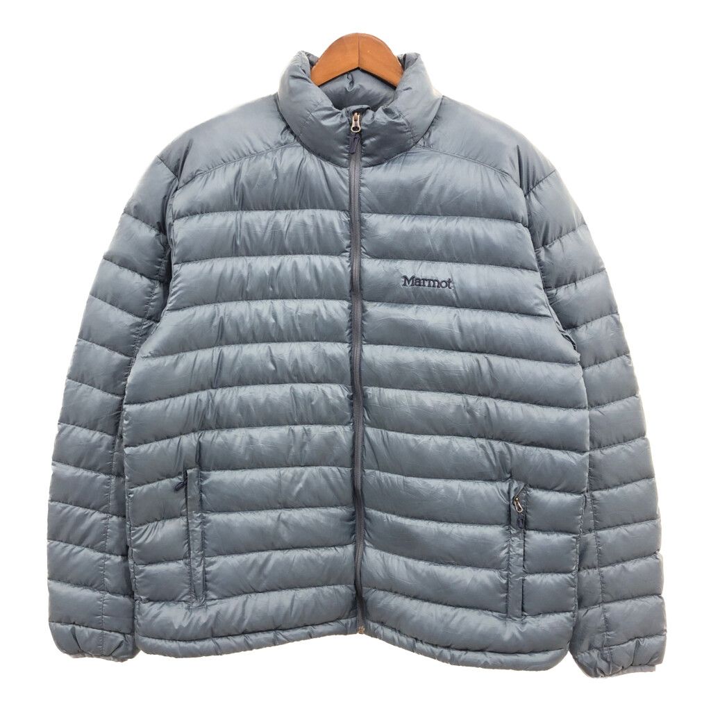 B品】 MARMOT マーモット 700 FILL ダウンジャケット アウトドア 大きいサイズ カジュアル 防寒 ブルー (メンズ XXL) 中古  古着 Q0806 - メルカリ