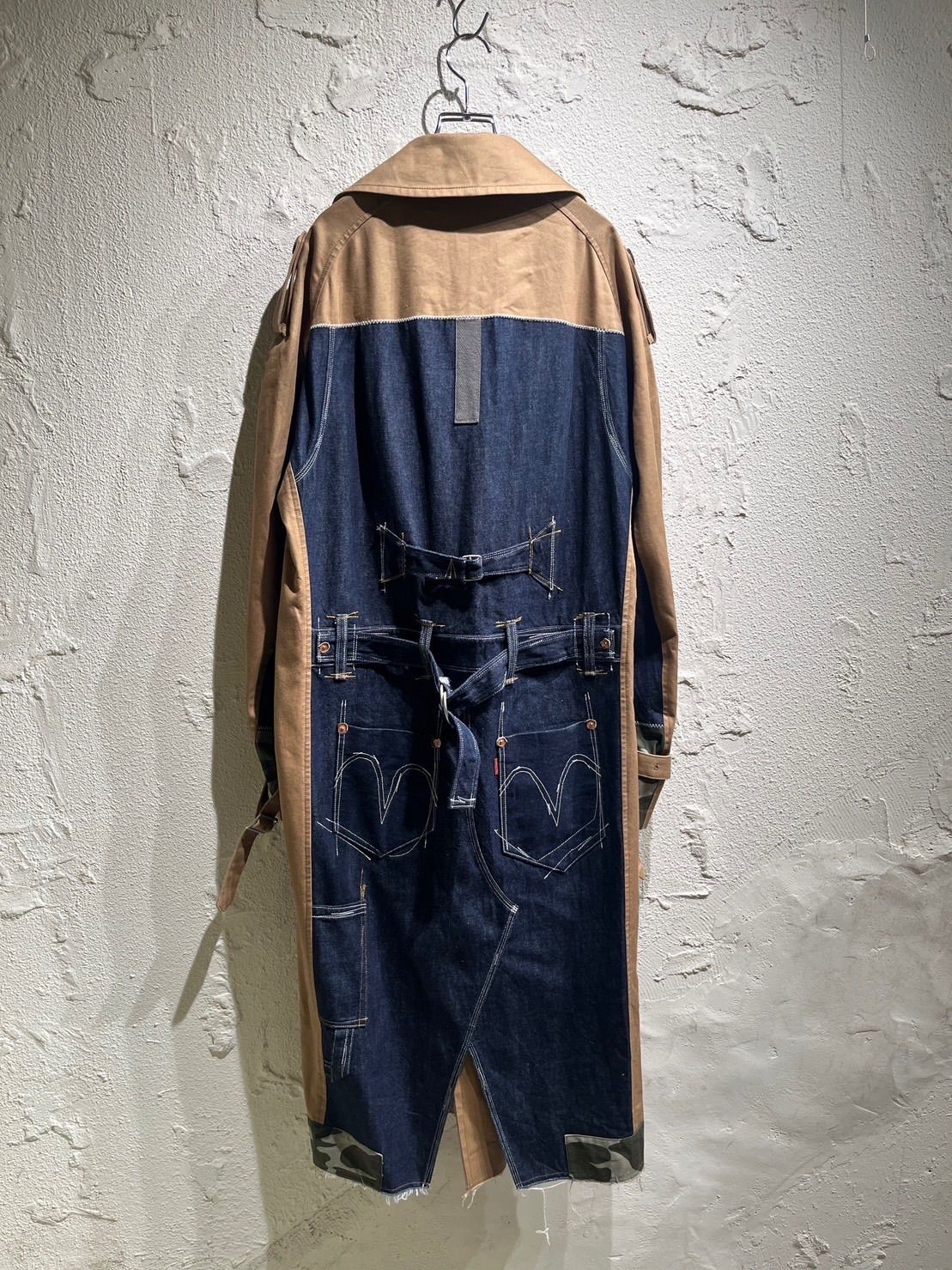 JULIUS 2007AW シワ加工 トレンチコート ミリタリー 【アーカイブ】 JULIUS 2007AW シワ加工 トレンチコート ミリタリー