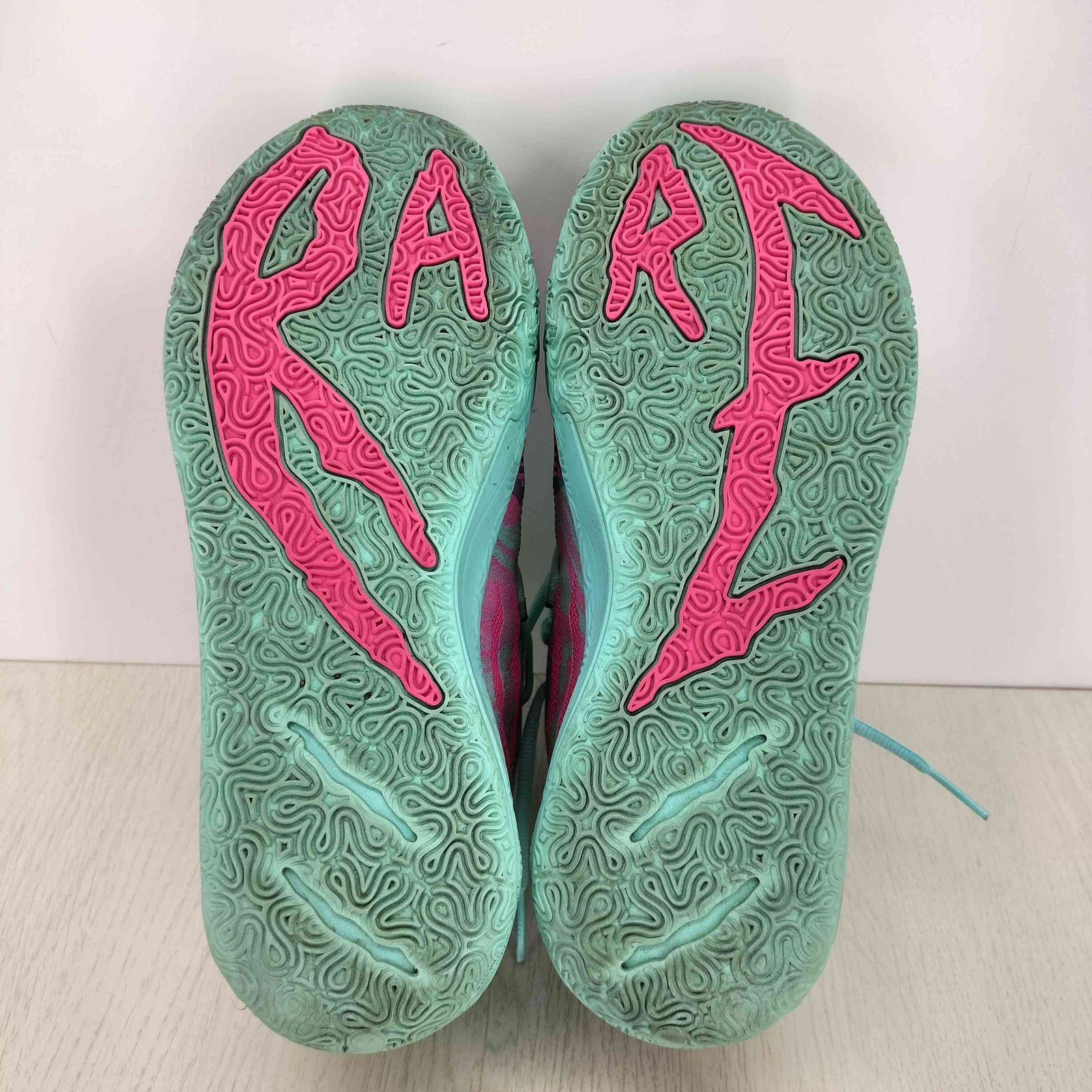 PUMA(プーマ) MB.03 MIAMI ELECTRIC PEPPERMINT-RAVISH ローカットスニーカー メンズ JPN：28 【中古】【ブランド古着バズストア】 プーマ PUMA MB.03 MIAMI ELECTRIC PEPPERMINT-RAVISH ローカット