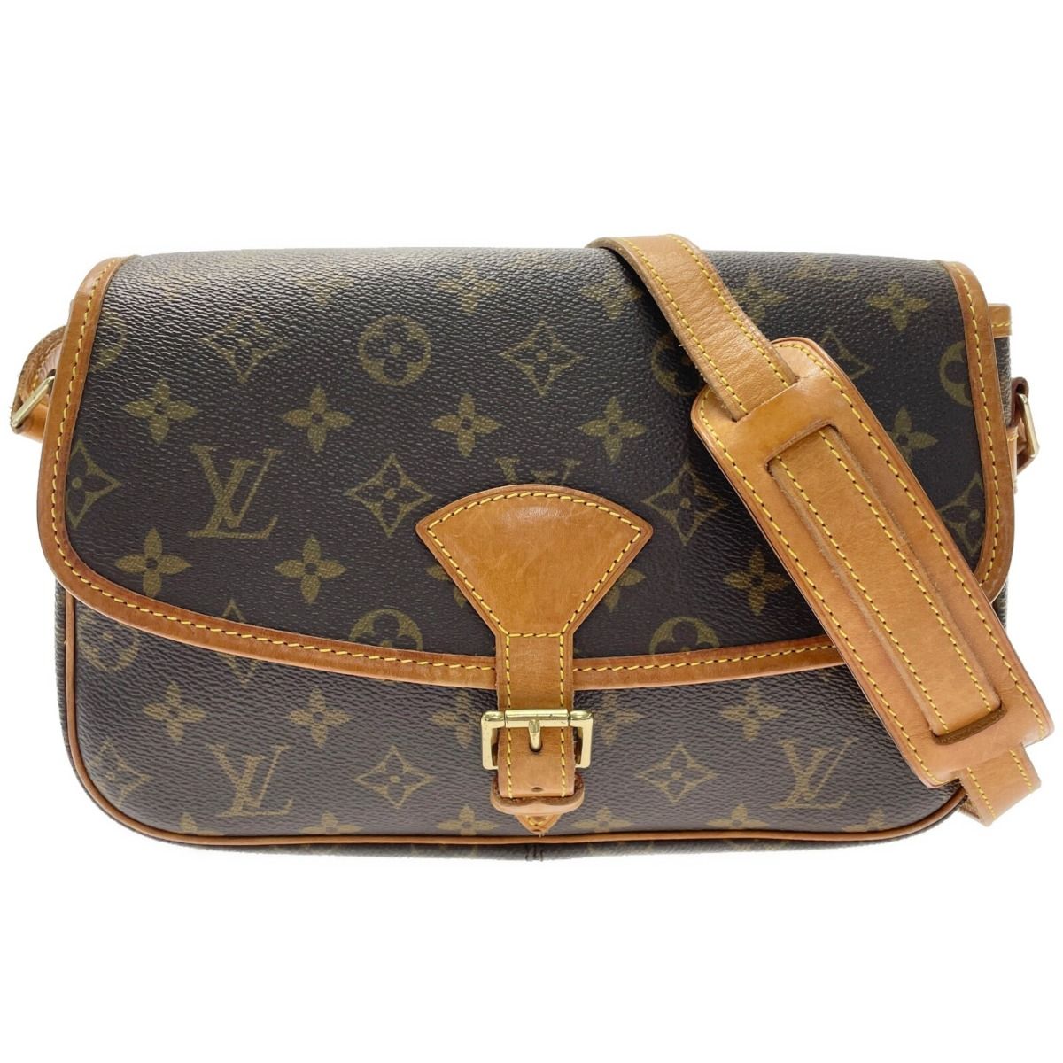 LOUIS VUITTON ルイヴィトン モノグラム ソローニュ M42250 ブラウン