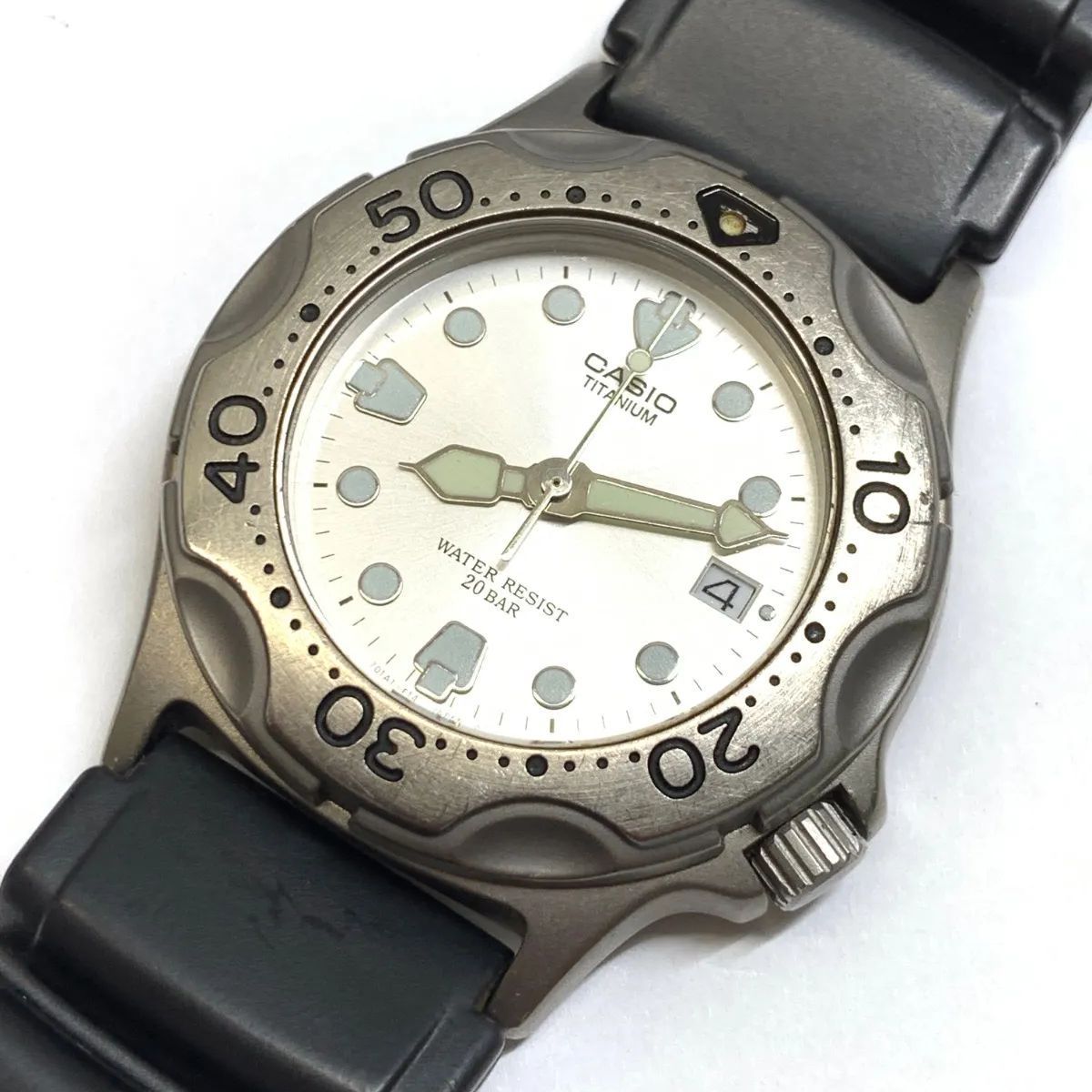 R7-1041 中古品 カシオ MD-800 チタン - Mercari