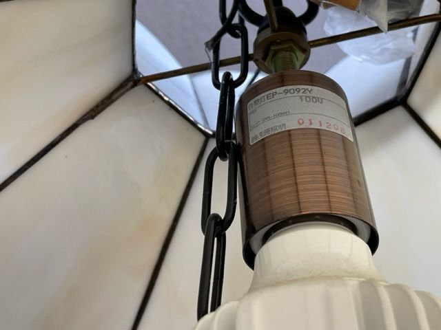 ハンドメイドステンドグラス製ペンダント照明器具 EP-9092Y