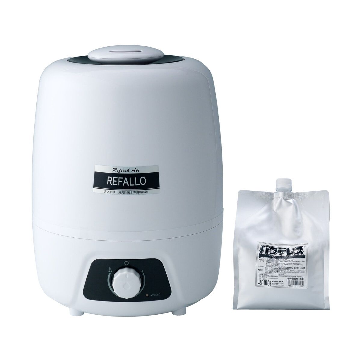 超音波噴霧器 リファロ本体 バクテレス5倍希釈用 3000ml セット ct48067