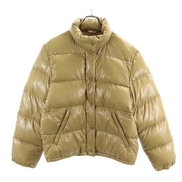 モンクレール ダウンジャケット 1 ブラウン系 MONCLER レディース 古着