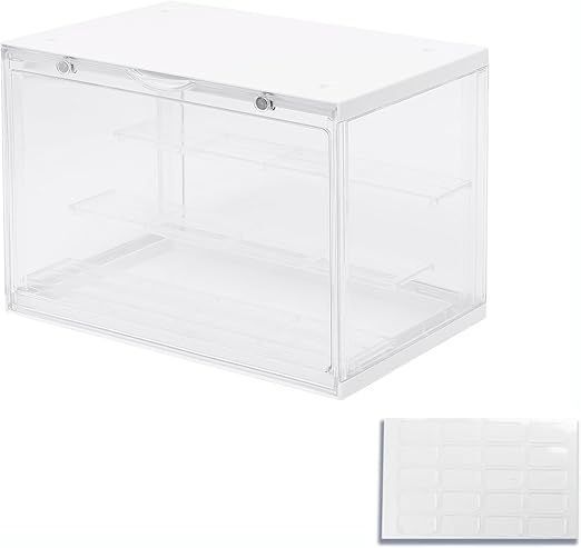 【新品】ホワイト 2段ワイド 棚 コレクションケース ガラス フィギュアケース 新品】2段ワイド白｜ガラスコレクションケース｜大人のフィギュア棚