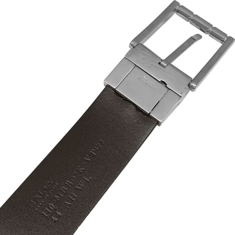 BALLY バリー 新品 アウトレット ASTORY 35/U901P 110 ブラック×ブラウン レザー リバーシブル メンズ ベルト ブランド