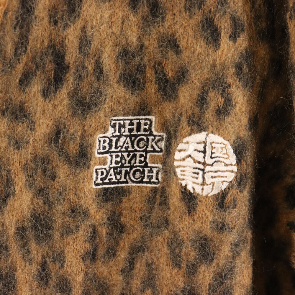 ワコマリア　ブラックアイパッチ MOHAIRレオパードモヘア　カーディガン WACKO MARIA (ワコマリア) 22AW x THE BLACK EYE PATCH LEOPARD