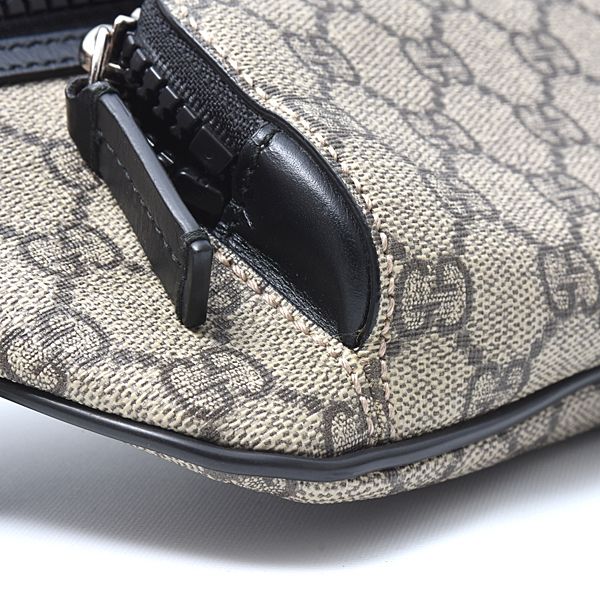 グッチ GGスプリーム レザー ウエストバッグ ボディバッグ　450946 GUCCI】グッチ ベルトバッグ 450946 ウエストバッグ GG
