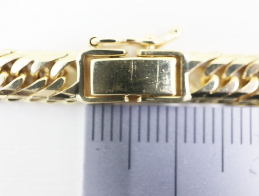  K 18 キヘイ 喜平 アンクレット ミラーカット 20.6ｇ 18金 イエローゴールド 750 YG ジュエリー アンクレット アクセサリー