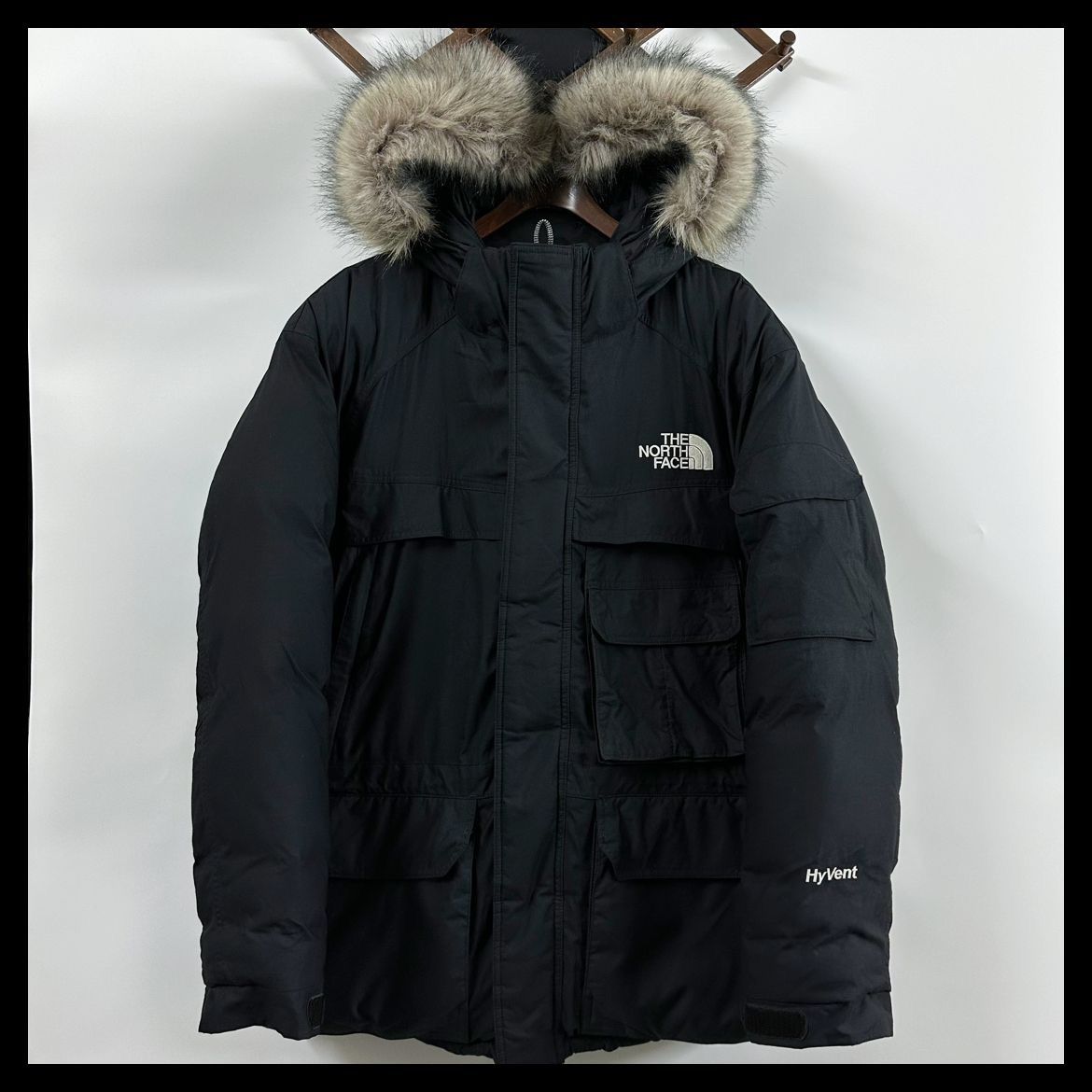 THE NORTH FACE ノースフェイス マクマードパーカ ダウン 黒 美品 ...