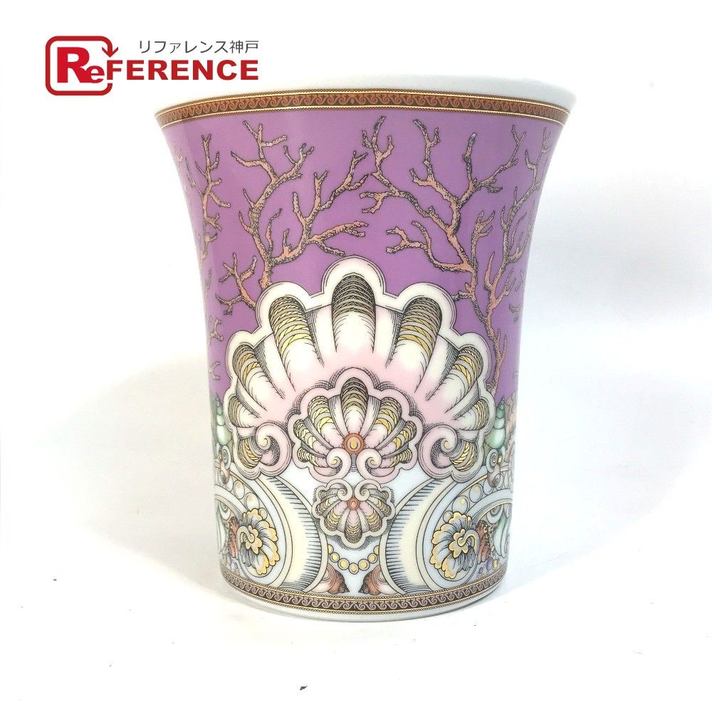 ヴェルサーチ　花瓶 VERSACE ヴェルサーチ 花瓶 フラワーベース 陶器 - メルカリ