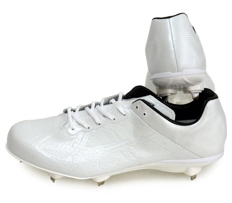 ミズノ MIZUNO グローバルエリート ライトレボエリート2 ワイド 野球 金具 スパイク 白 シューズ 軽量 24 AW 01ホワイト