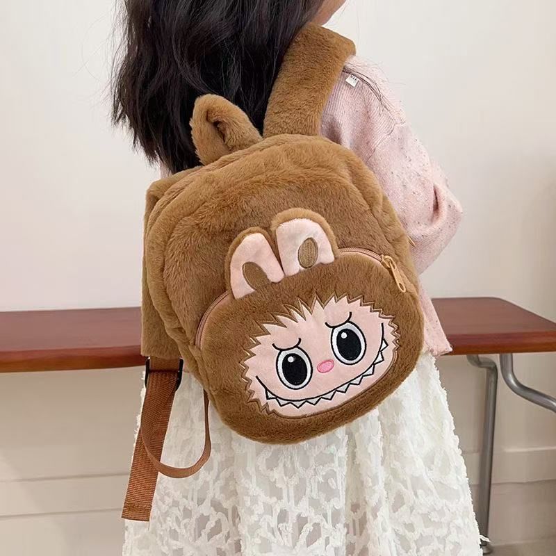 Labubu ラブブ ぬいぐるみ ふわふわ可愛い リュック キャラ Labubu ラブブ ぬいぐるみ ふわふわ可愛い リュック キャラ