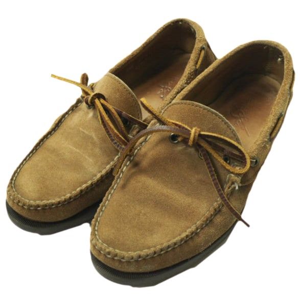 RANCOURT x BEAMS PLUS ランコート ビームスプラス 別注 アメリカ製 Camp Moc Suede キャンプモックスエードモカシン  11-32-0700-336 US8.5D(26.5cm) KHAKI シューズ g17050