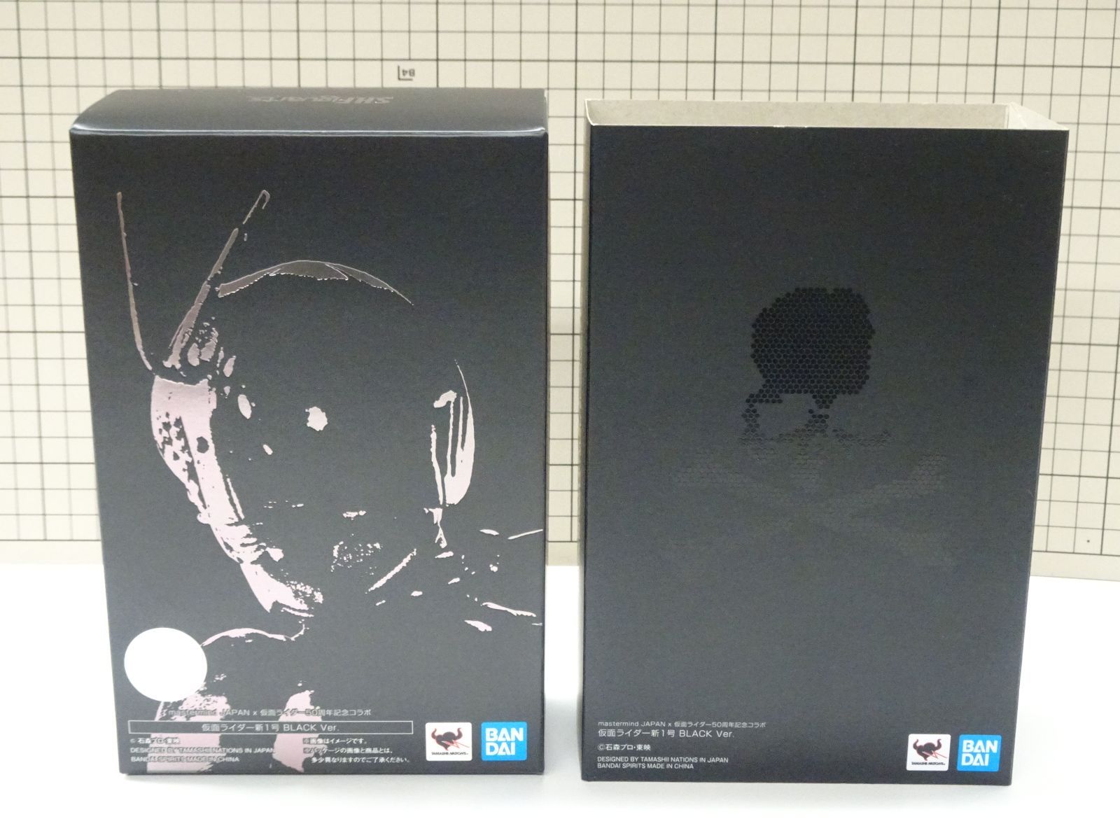 mastermind JAPAN x 仮面ライダー50周年記念 S.H.Figuarts 真骨彫製法 仮面ライダー新1号 BLACK Ver
