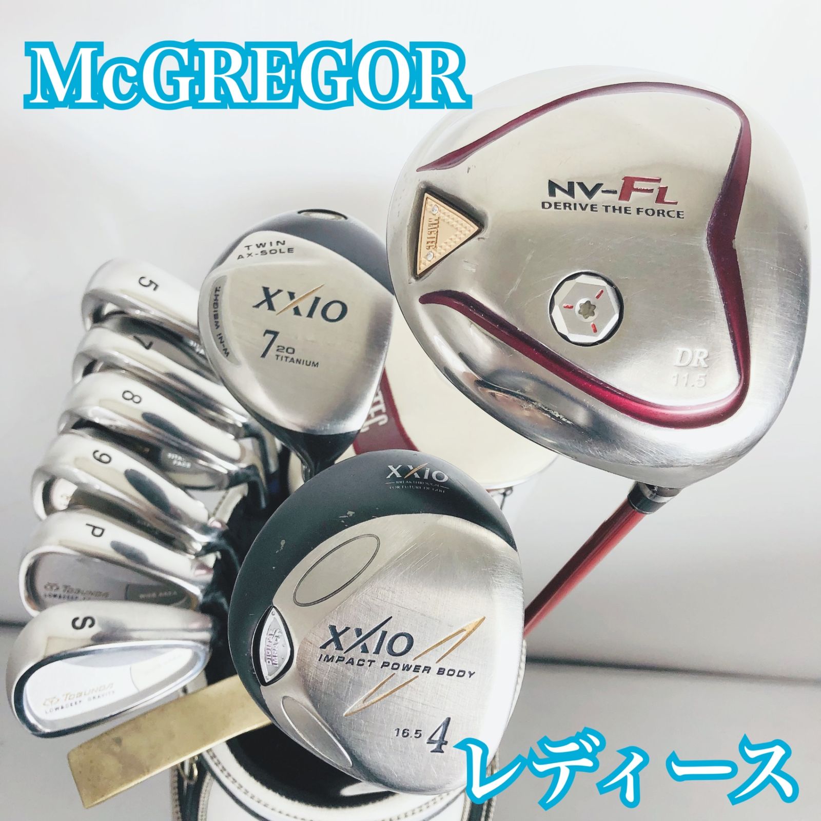 DUNLOP - T.O　ゴルフクラブセット レディース McGREGOR マグレガー DUNLOP ダンロップ XXIO