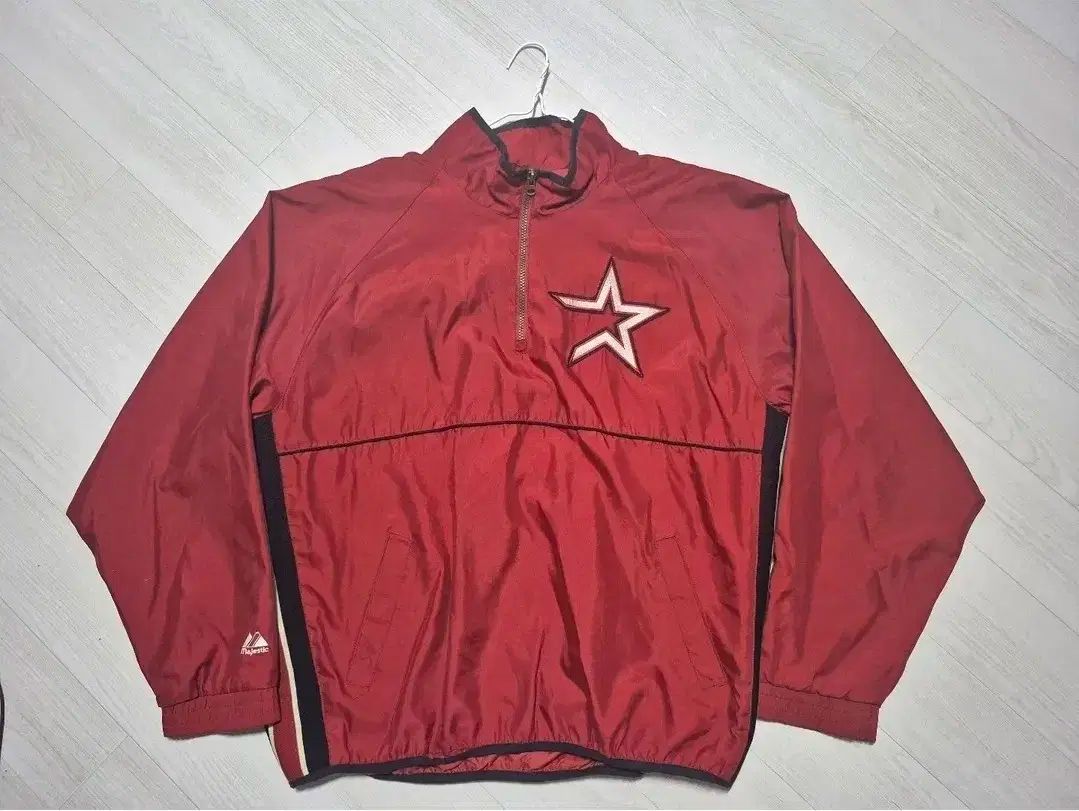 00 s Majestic マジェスティック ヒューストン アストロズ スクール ハーフ 家 Anorak アノラック
