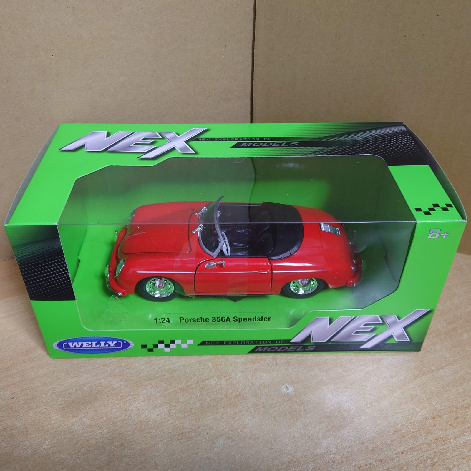 1/24 ポルシェ 356A スピードスター コンバーチブル レッド