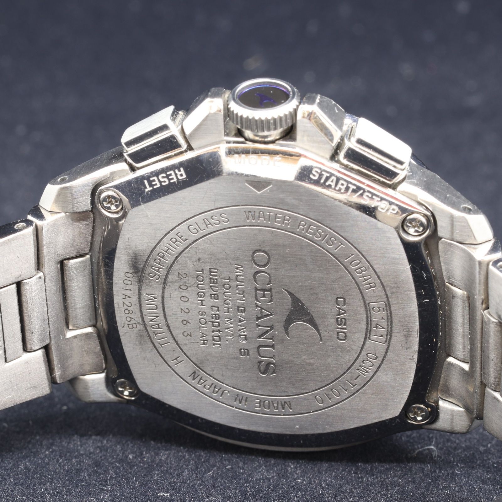 IT3CAHUUHIED CASIO カシオ オシアナス メンズ腕時計 OCW-T1010 チタン 