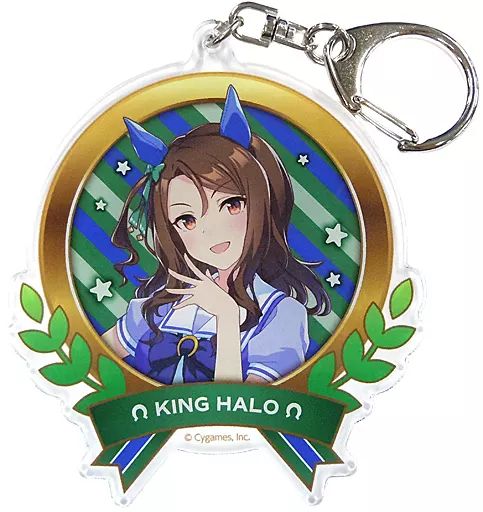 中古】雑貨 キングヘイロー 公式アクリルキーホルダー(制服Ver