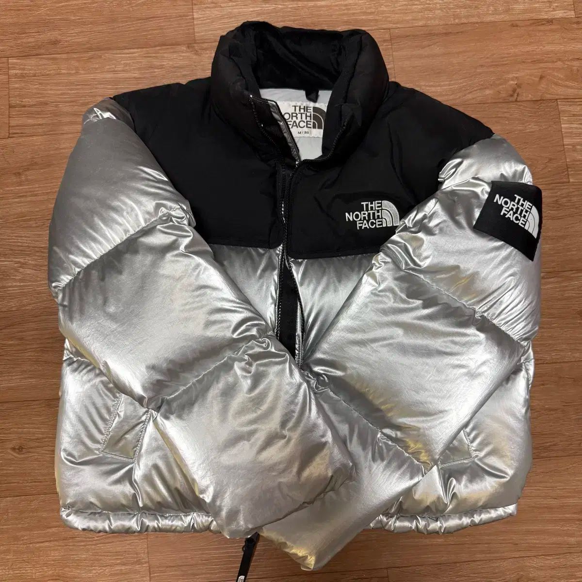 THE NORTH FACE ザノースフェイス ホワイトラベル ヌプシ シルバー M