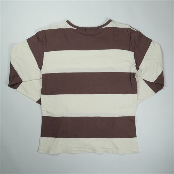Size 40 At Last & Co アットラスト|BUTCHER PRODUCTS ブッチャープロダクツ WIDE BORDER TEE L-S ロンT 茶 品-良い 20826192