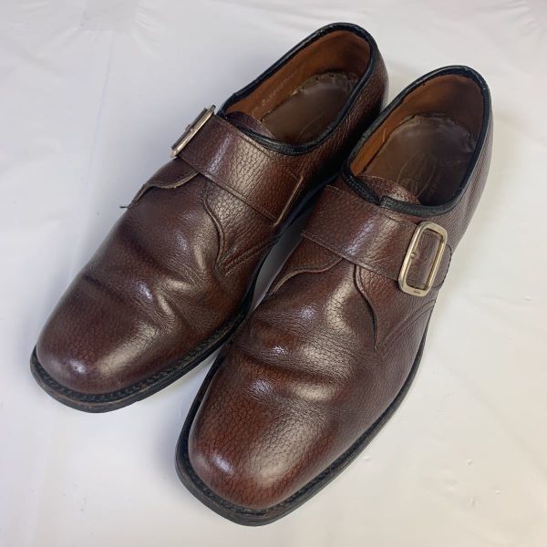 希少70?80s?ビンテージUSA製 KNAPP SHOES サイズ11B モンクストラップ