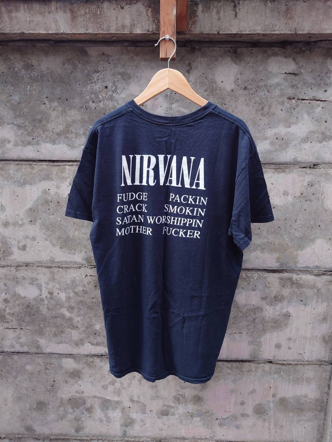 NIRVANA VESTIBULE Tシャツ m&o ニルヴァーナ ヴィンテージ ニルヴァーナ_NIRVANA ヴィンテージTシャツ VESTIBULE - メルカリ