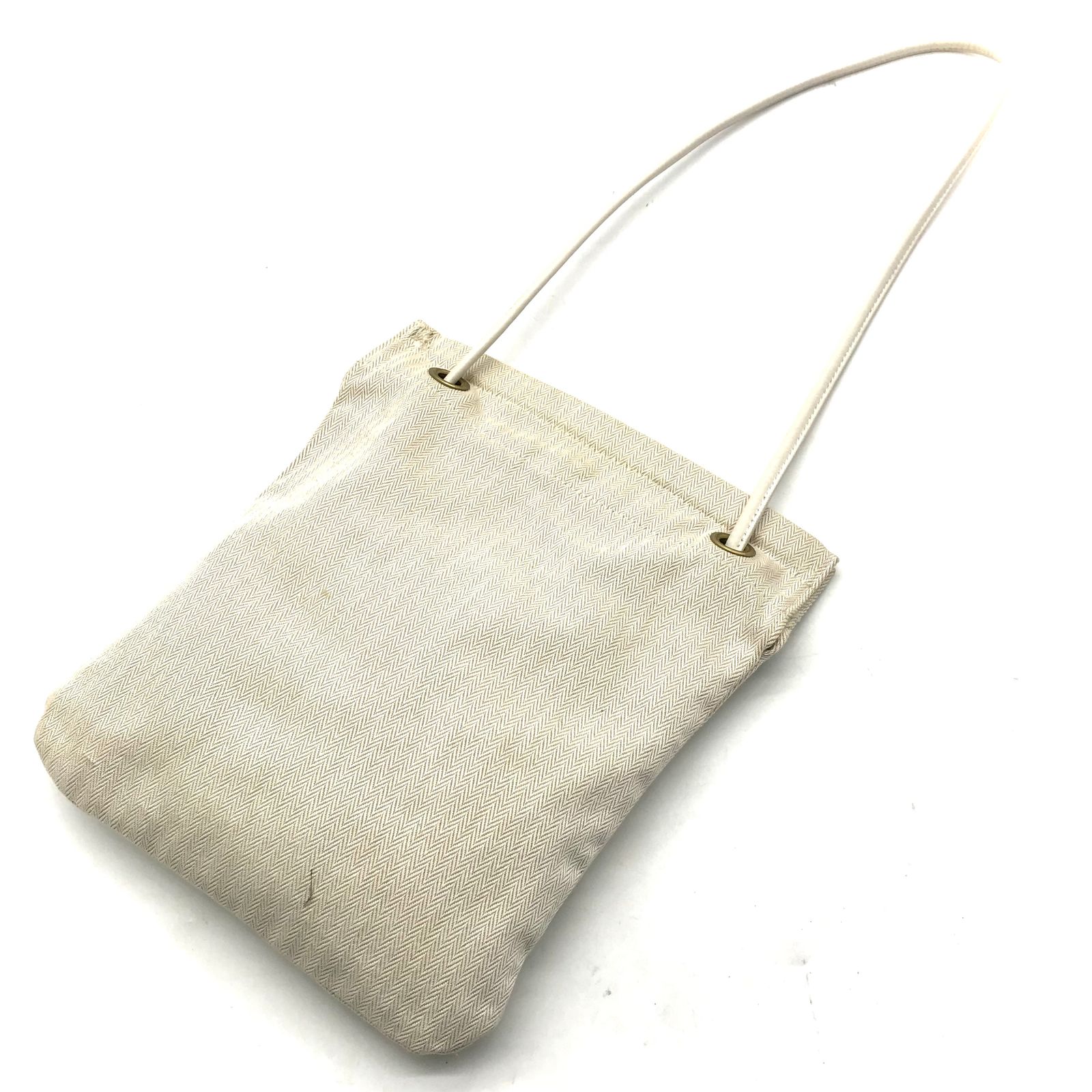 HERMES エルメス アリーヌ PM キャンバス レザー トート ワン 