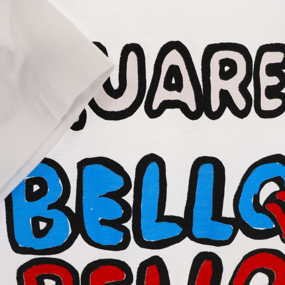【D SQUARED2】Bello Bello クール ロゴ 半袖 Tシャツ Dsquared2 - D2 BELLO BELLO COOL T-SHIRT（ブラック） ロゴ