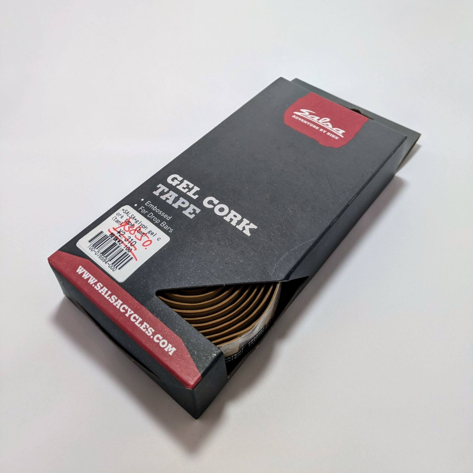 【新品未使用】SALSA glyph gel cork bar tape (tan)