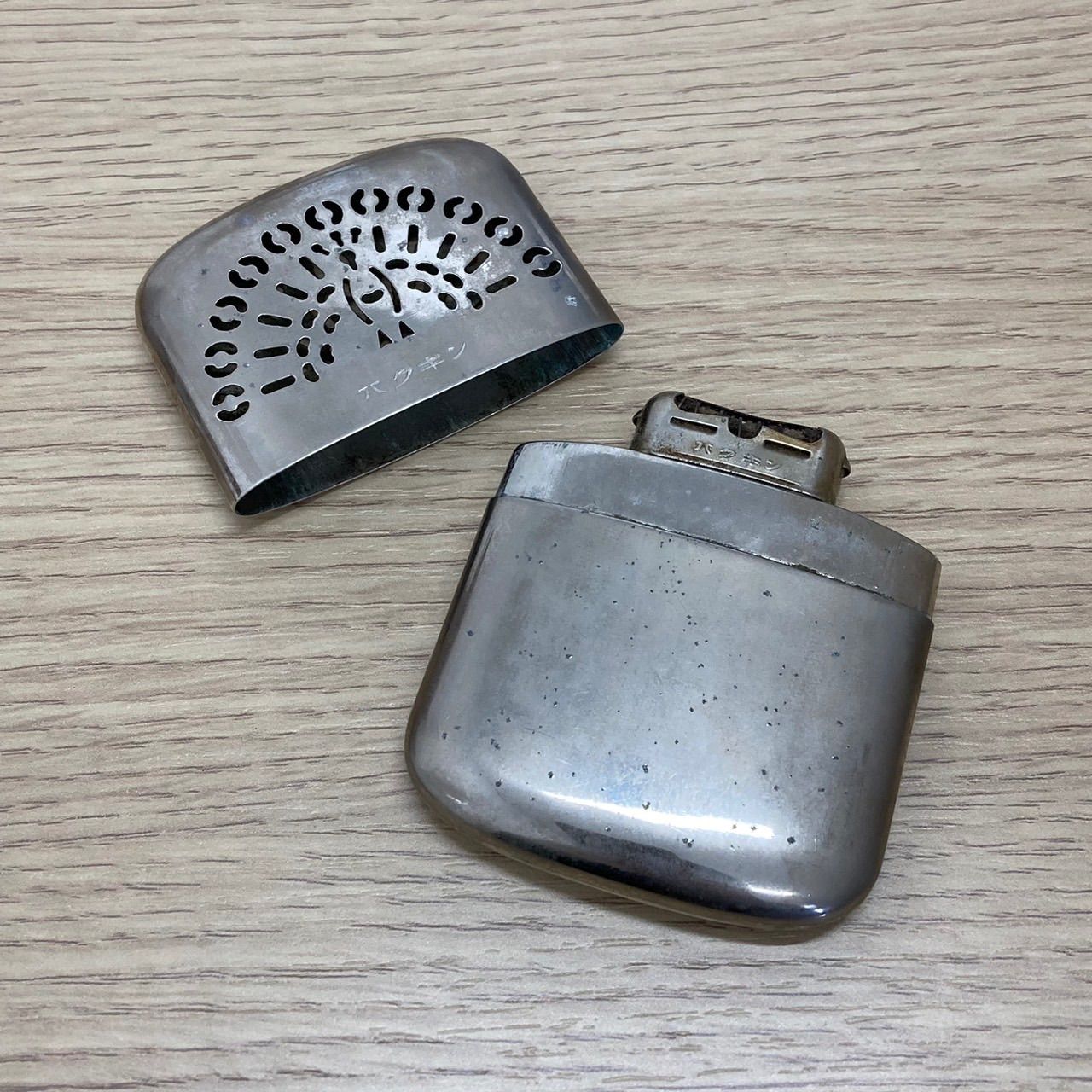 昭和レトロ　美品　ハクキンカイロ2個セット 白金懐炉 2個セット☆ハクキンカイロ 昭和レトロ コレクター