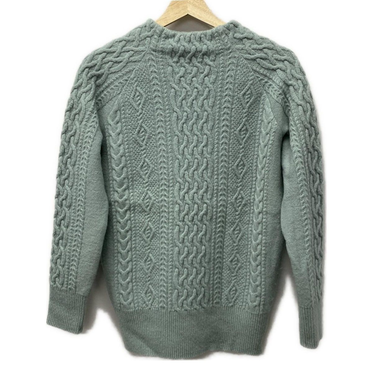 Rene ルネ 長袖セーター サイズ34 S レディース - ライトグリーン ハイネック