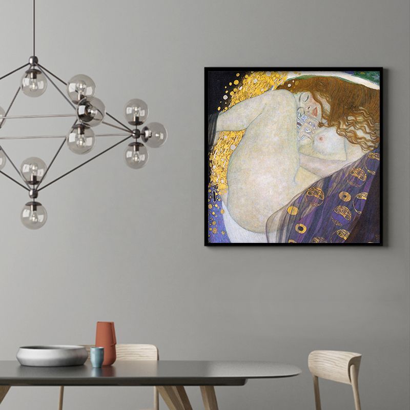 A4正方形 クリムト ポスター ダナエ アートポスター グスタフクリムト
