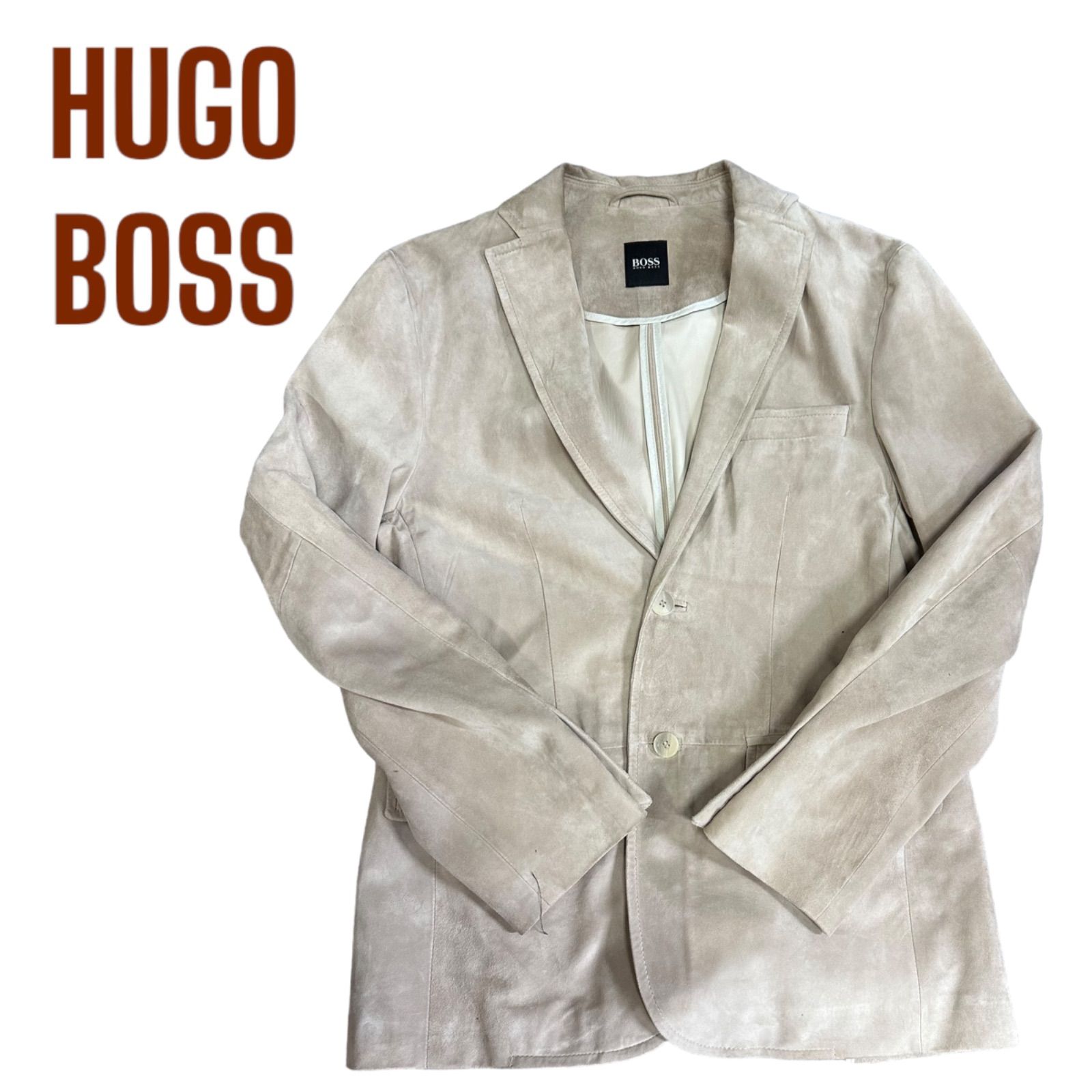 【格安】HUGO BOSS ヒューゴボスジャケット牛革ファッションメンズ