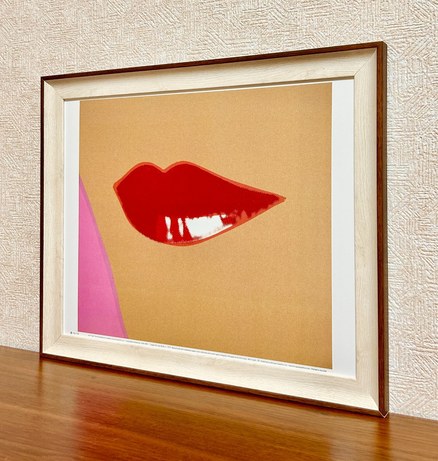 新品☆額縁付アートポスター(BRUCE MCGAW GRAPHICS)☆アンディ