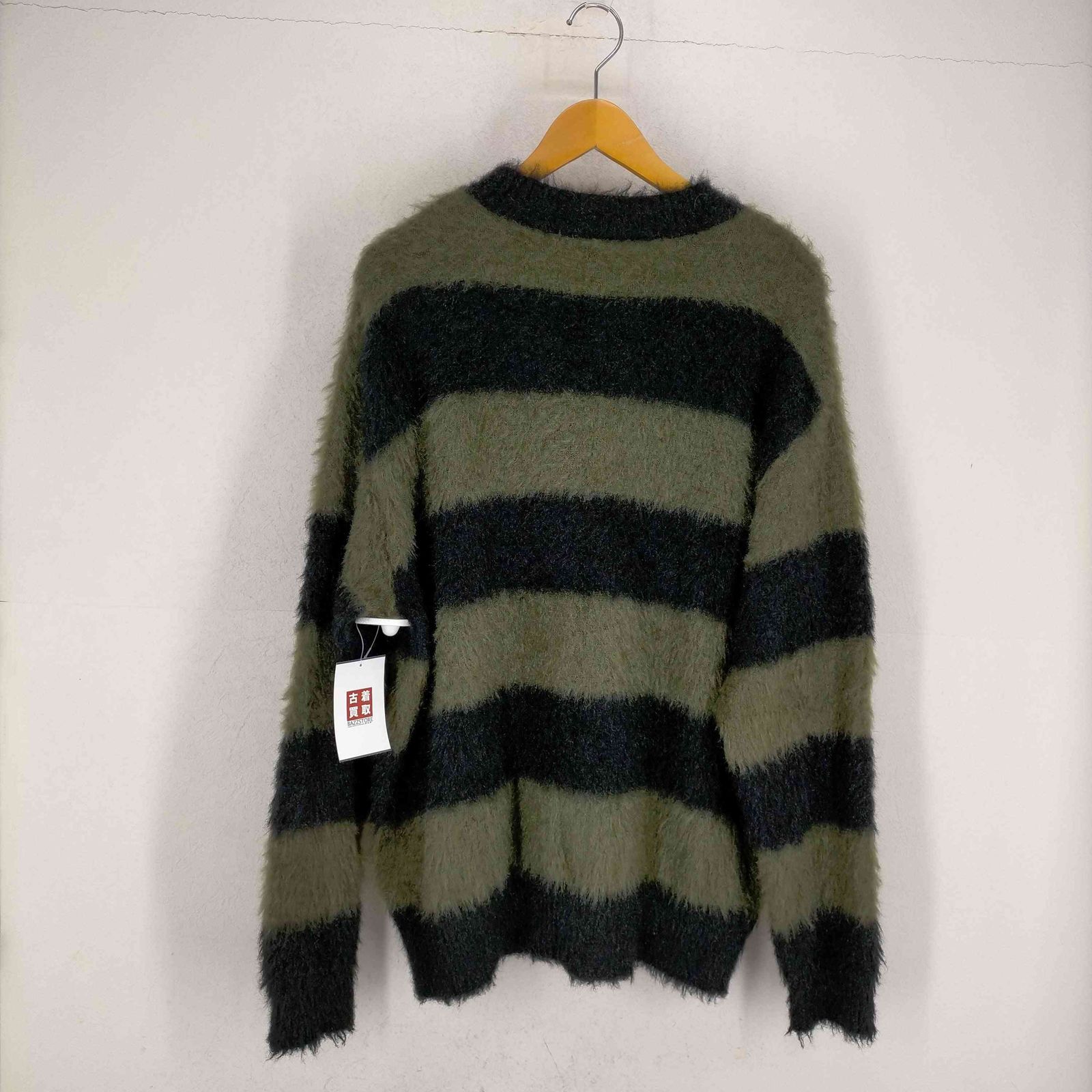 エックスガール X-girl 22AW WIDE STRIPE KNIT TOP レディース ONE