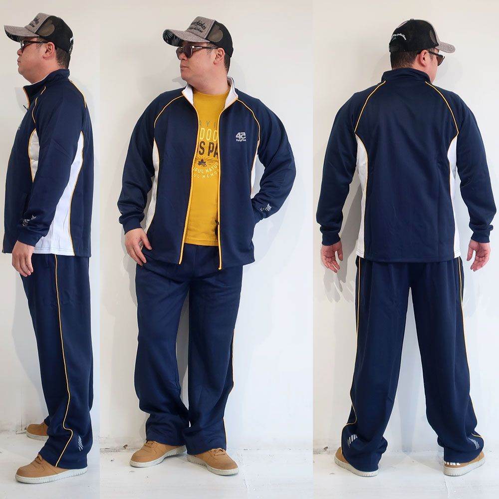 ジャージ 上下 メンズ 大きいサイズ セットアップ 3L 4L 5L