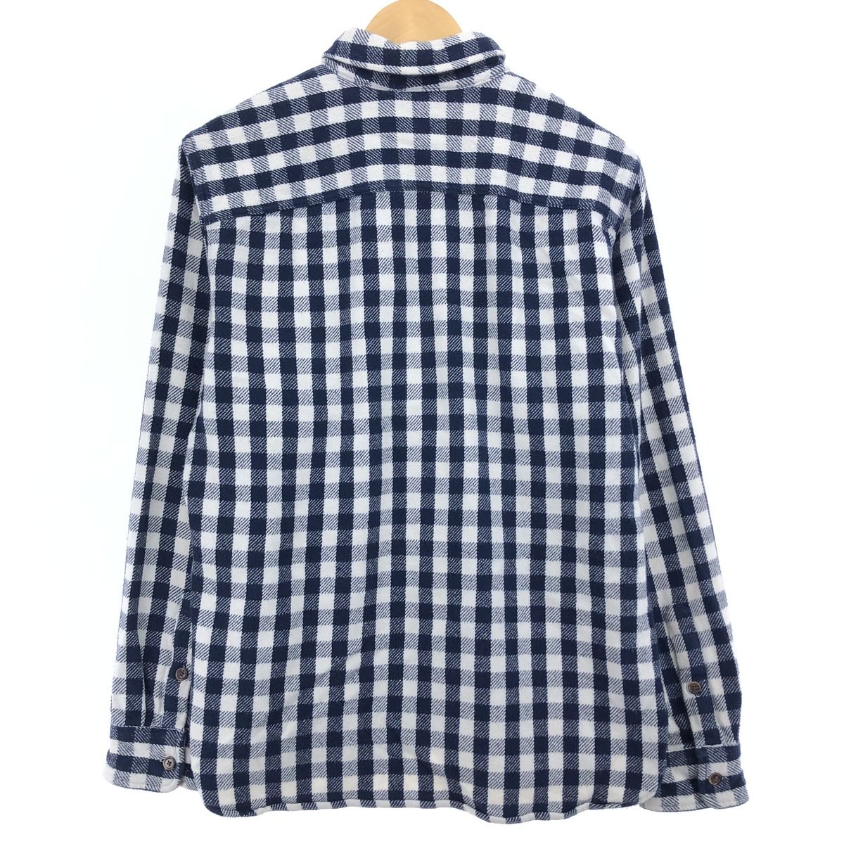 古着 00年代 ギャップ GAP 長袖 ヘビーネルチェックシャツ メンズL相当  