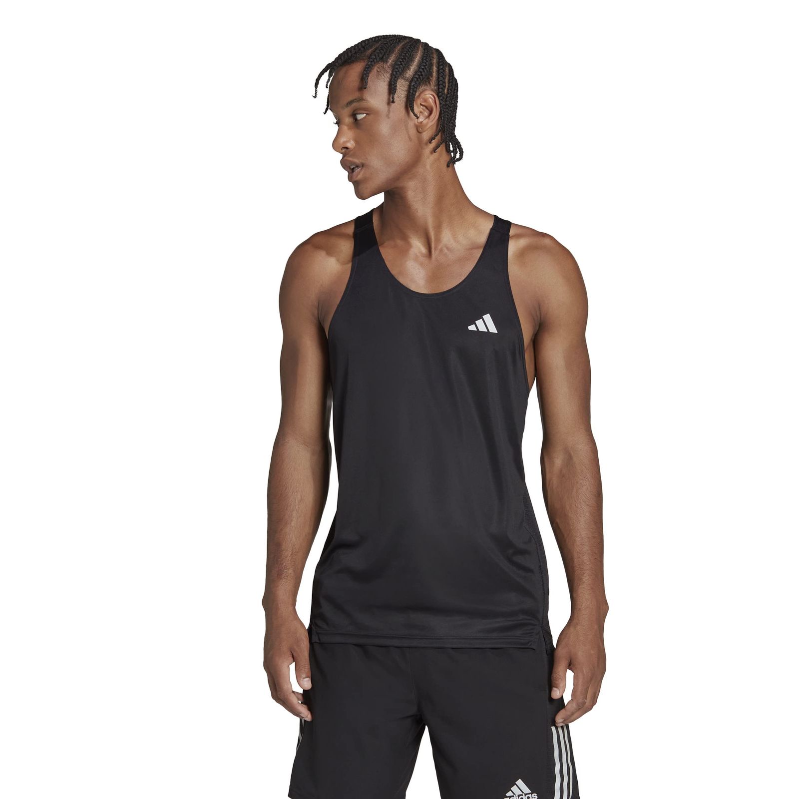 [アディダス] ランニング タンクトップ オウン ザ ラン シングレット LOO55 メンズ ブラック(HM8437) 2XL [ブラック(HM8437)] [2XL]