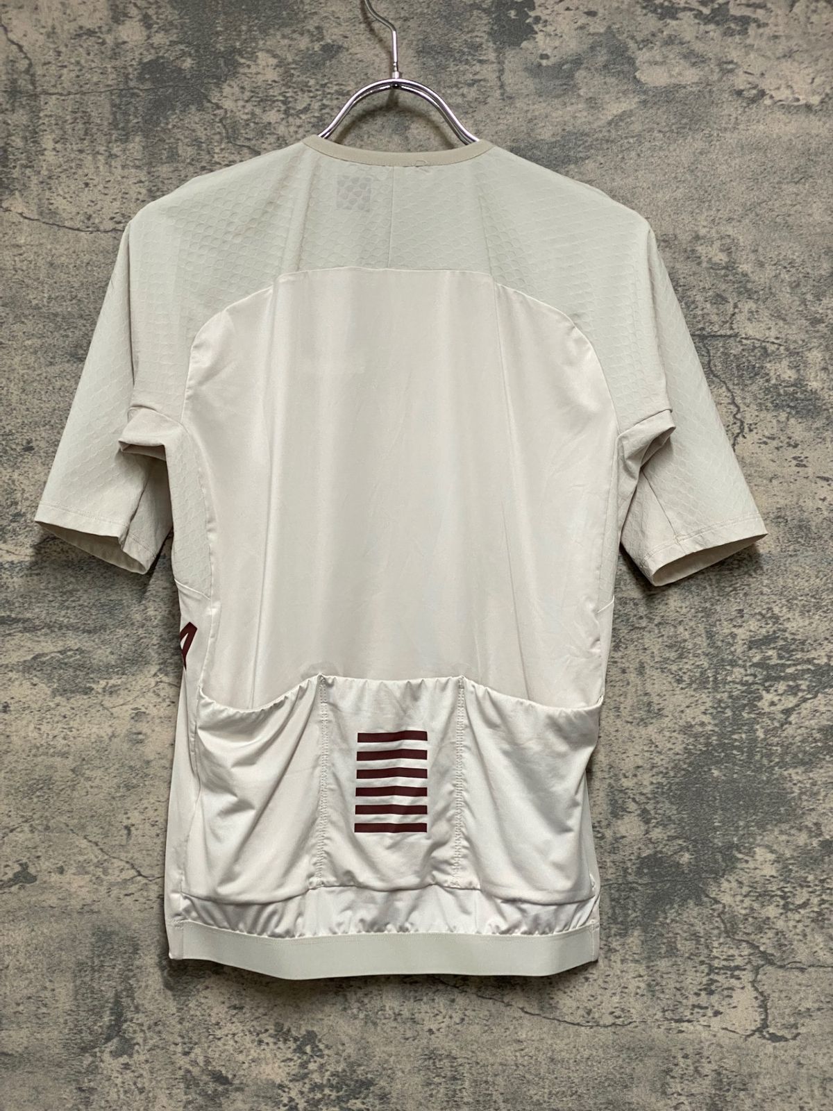 JM528 ラファ Rapha MEN S PRO TEAM AERO JERSEY 半袖 サイクルジャージ オフホワイト L ほつれ