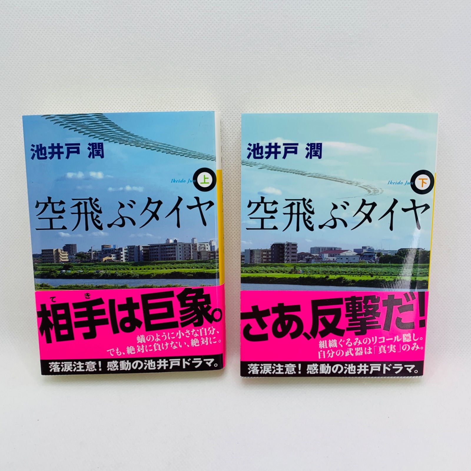 空飛ぶタイヤ 上•下 池井戸潤 - 文学・小説