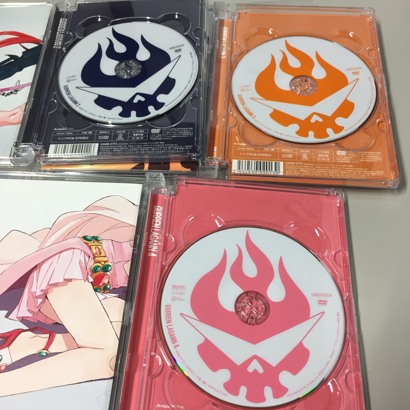 天元突破グレンラガン DVD 1～9巻＋特典ディスク＋CD BOX付 全巻セット 