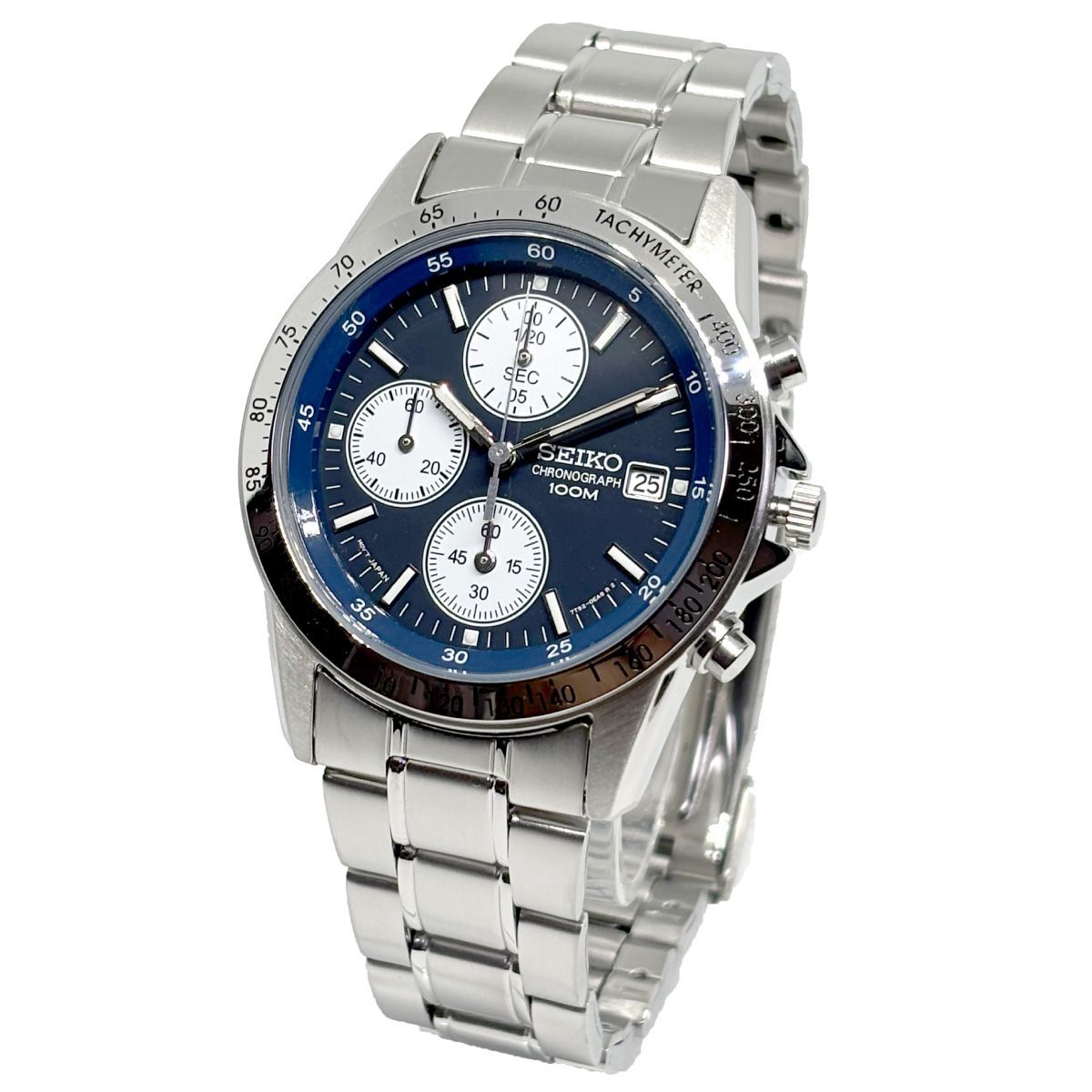 即納】SEIKO セイコー CHRONOGRAPH クロノグラフ 日本製ムーブメント 