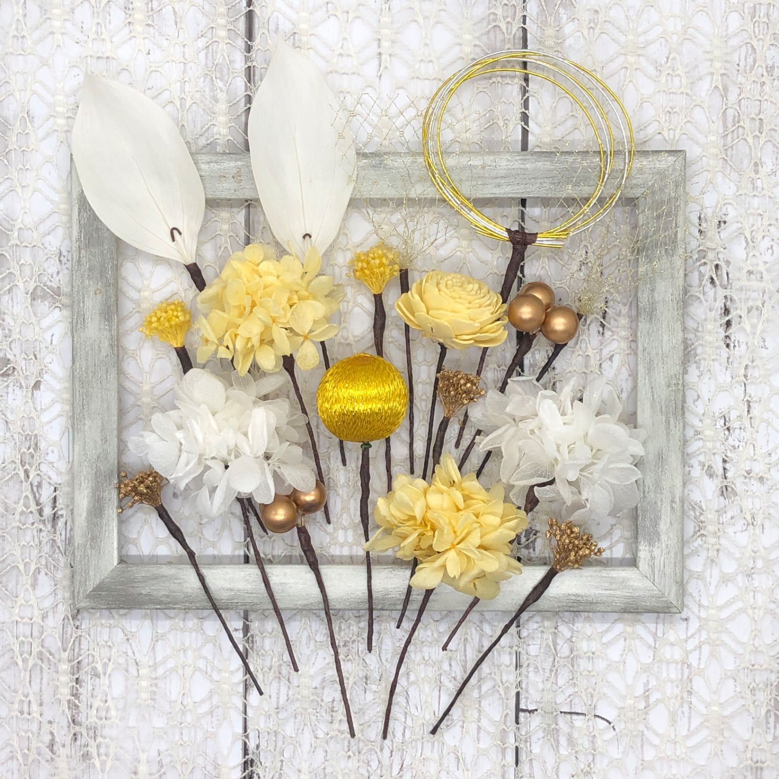 プチくすみピンク♡金箔付♡髪飾り ヘッドドレス 前撮り 成人式 卒業