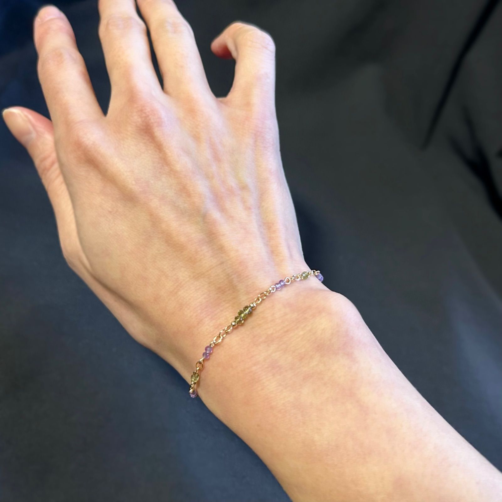 専用です】アンデシンラブラドライト︎14kgfブレスレット 専用です