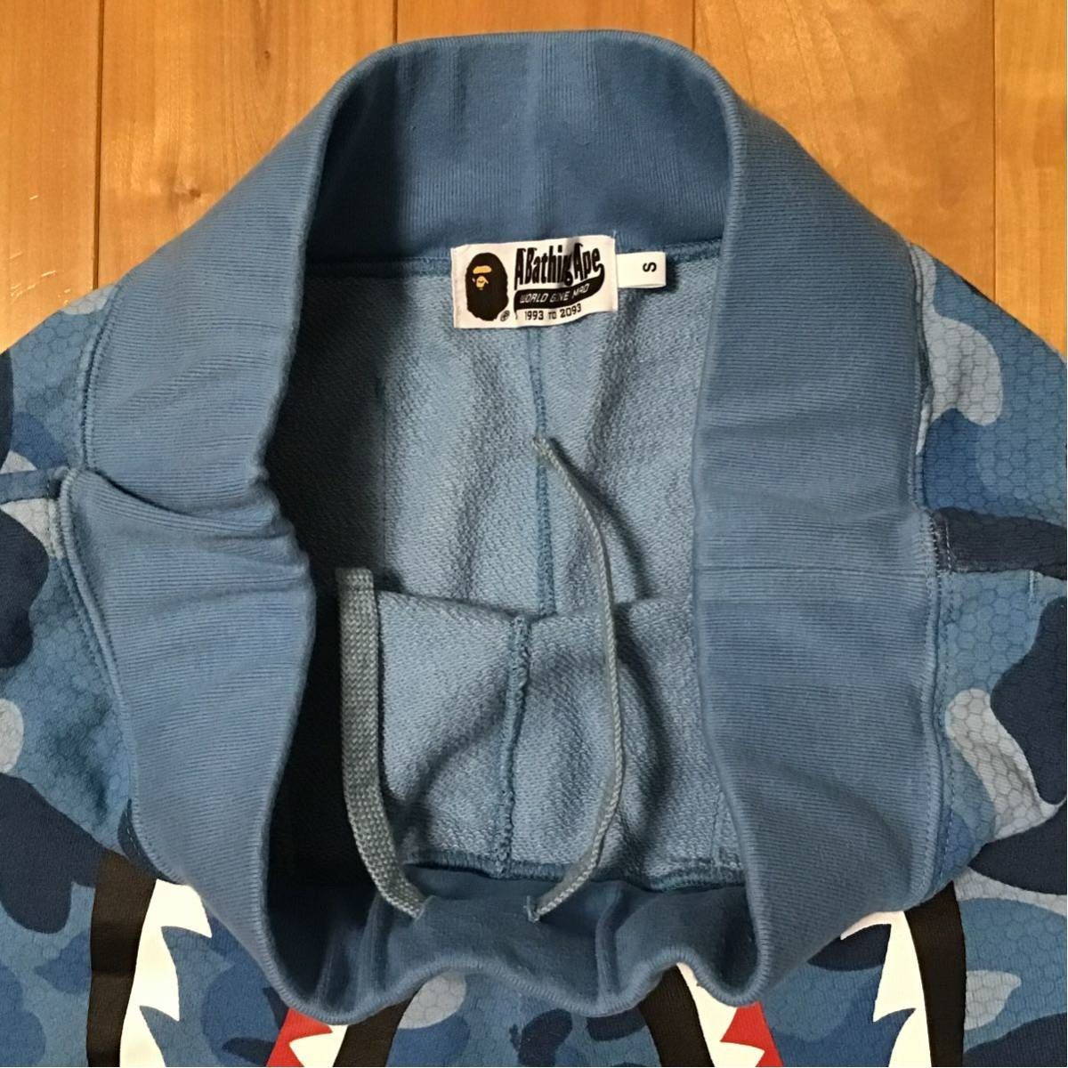 BAPE HONEYCOMB camo シャーク スウェット ハーフパンツ Sサイズ a
