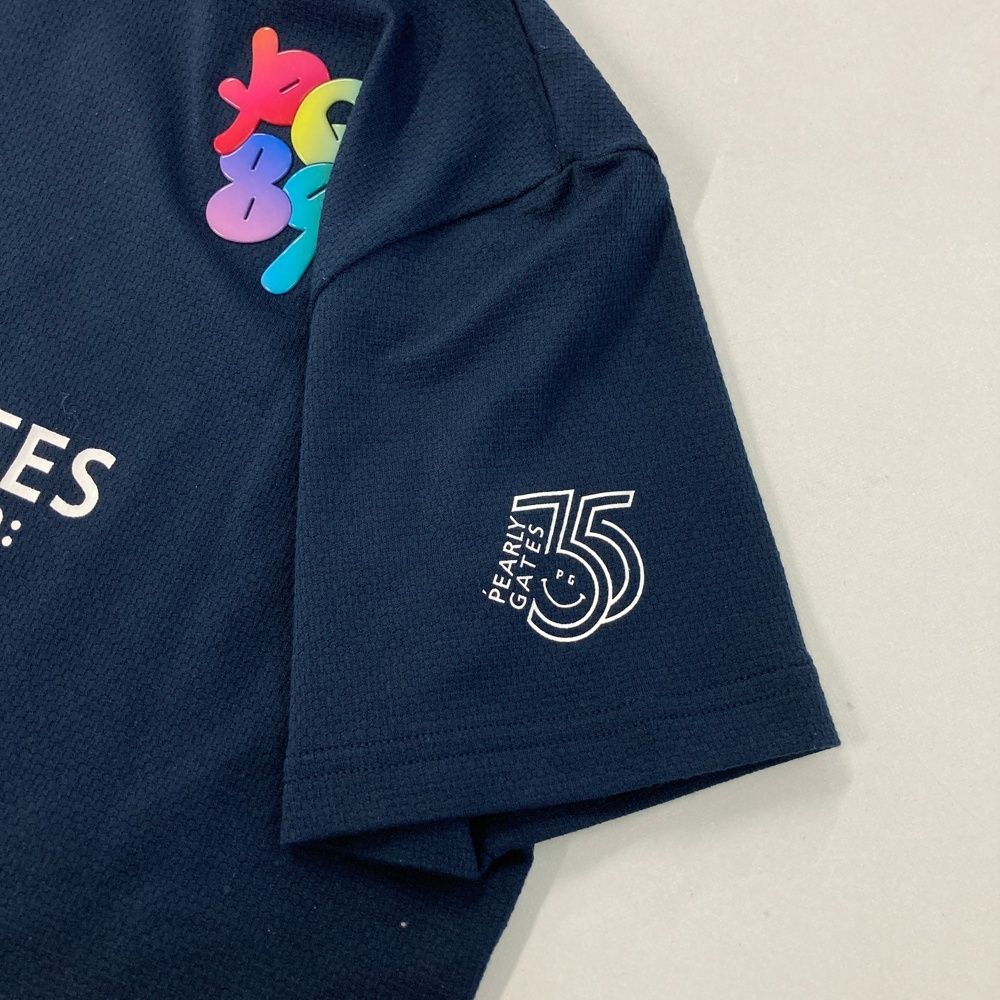 サイズ 2 PEARLY GATES パーリーゲイツ モデル ハイネック 半袖Tシャツ ネイビー系 240101541736 ゴルフウェア レディース ストスト LLC-HASEGAWATOSO_COM