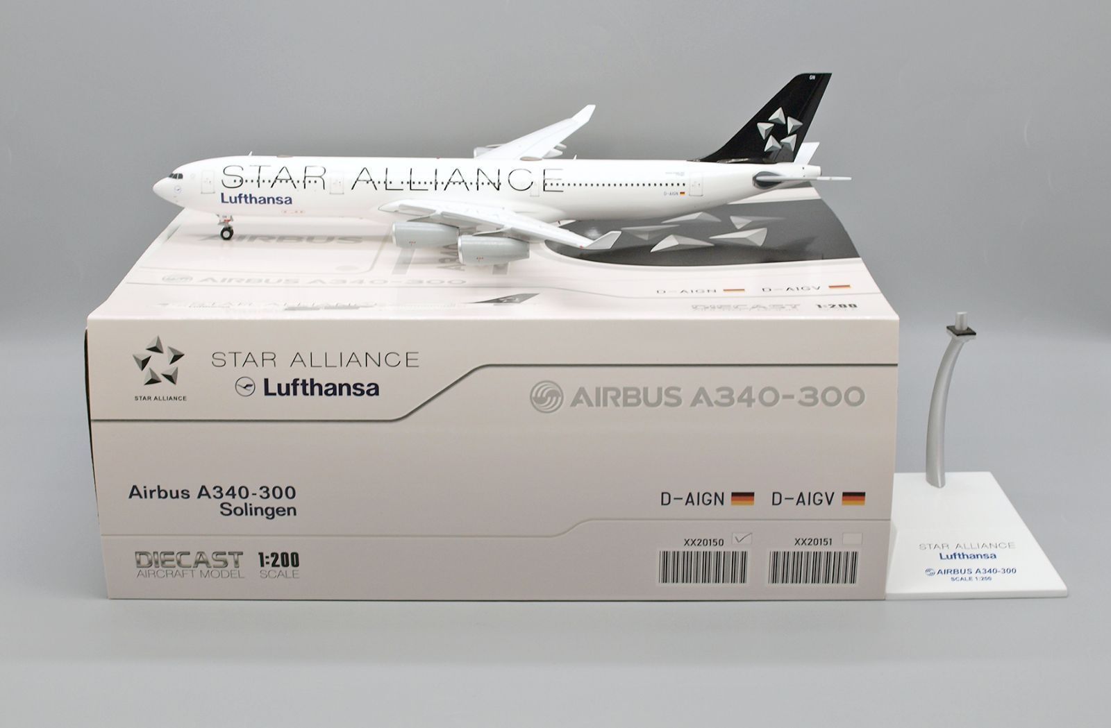 Jcwings ルフトハンザ A340-300 D-AIGN 1/200 XX20150 - メルカリ